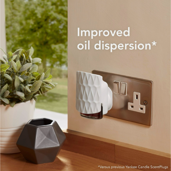 White Base Unit For Yankee Candle ScentPlug (Refills Sold Separately)